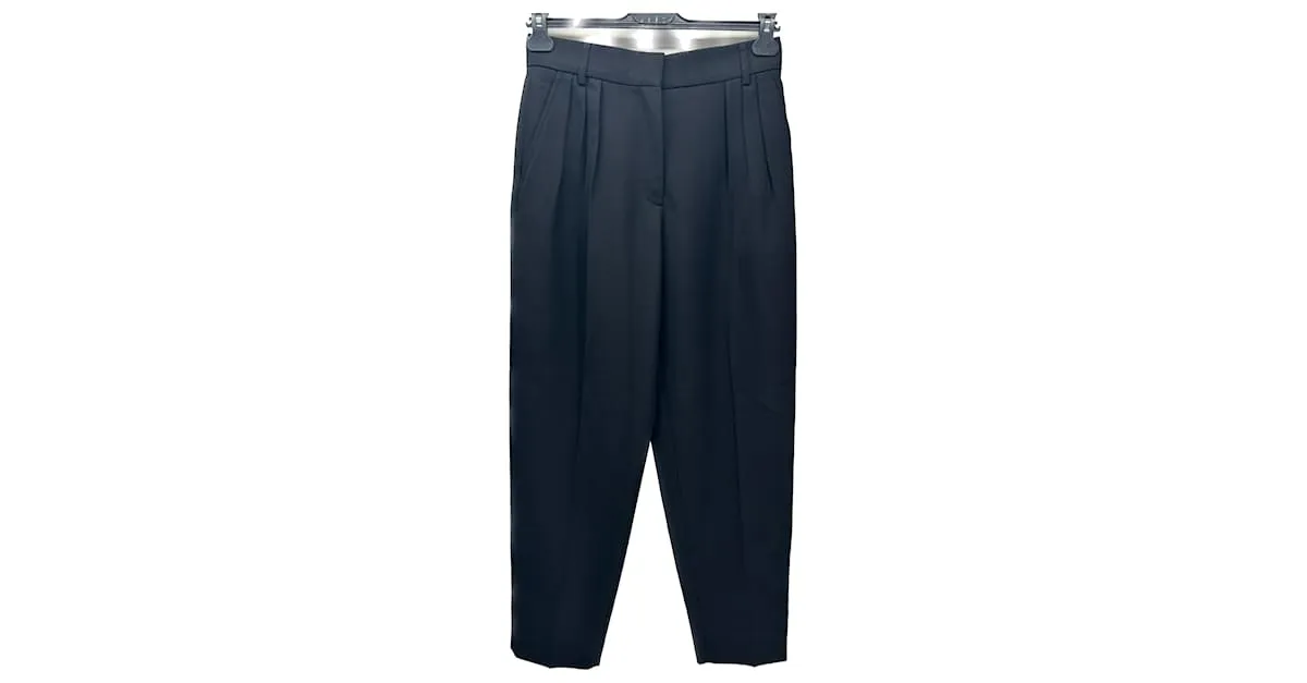 ACNE STUDIOS Pantalón T.fr 34 poliéster Negro 