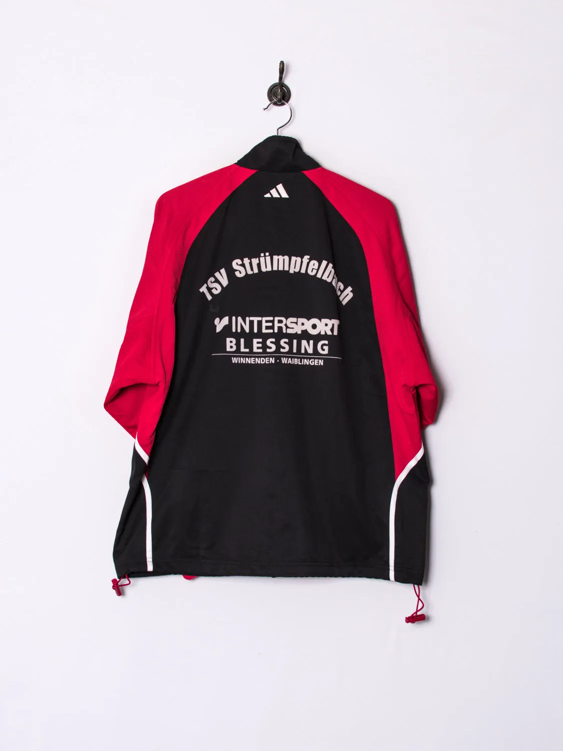 Adidas Black & Red Track Jacket