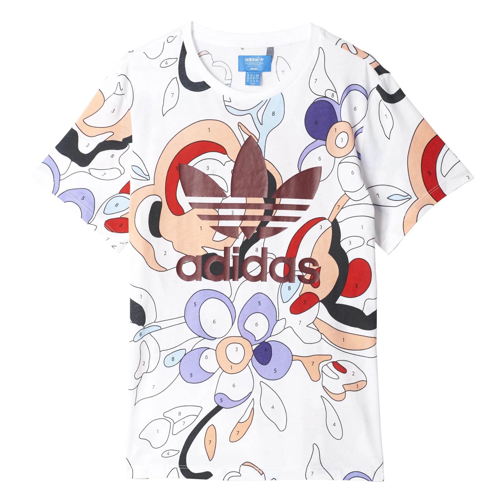 Adidas Originals Rita Ora T-Shirt "Art Games" (multicolor)