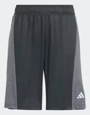 Adidas Pantalón corto Training AEROREADY Heather (Adolescentes)