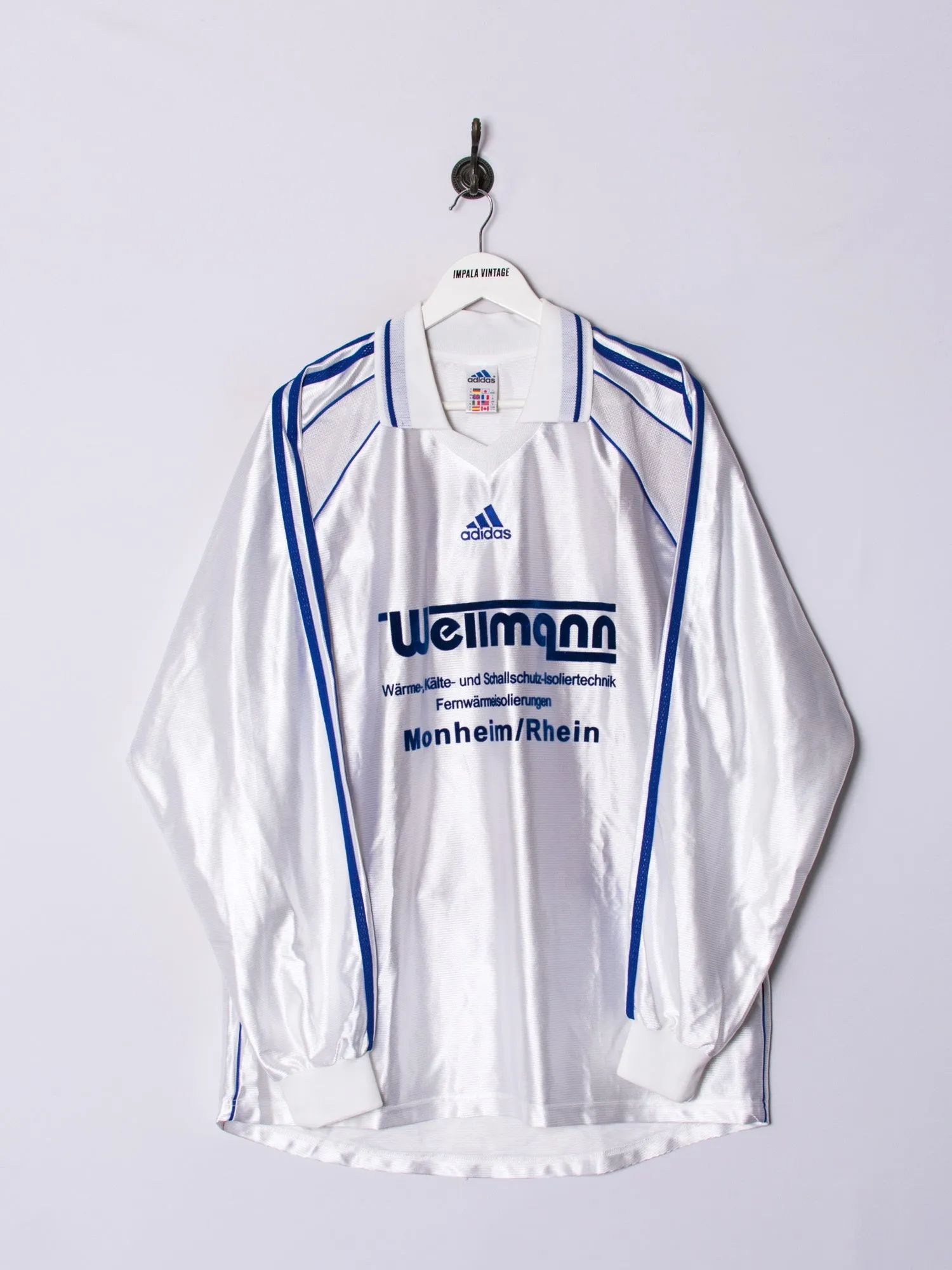 Adidas White Long Sleeves Jersey