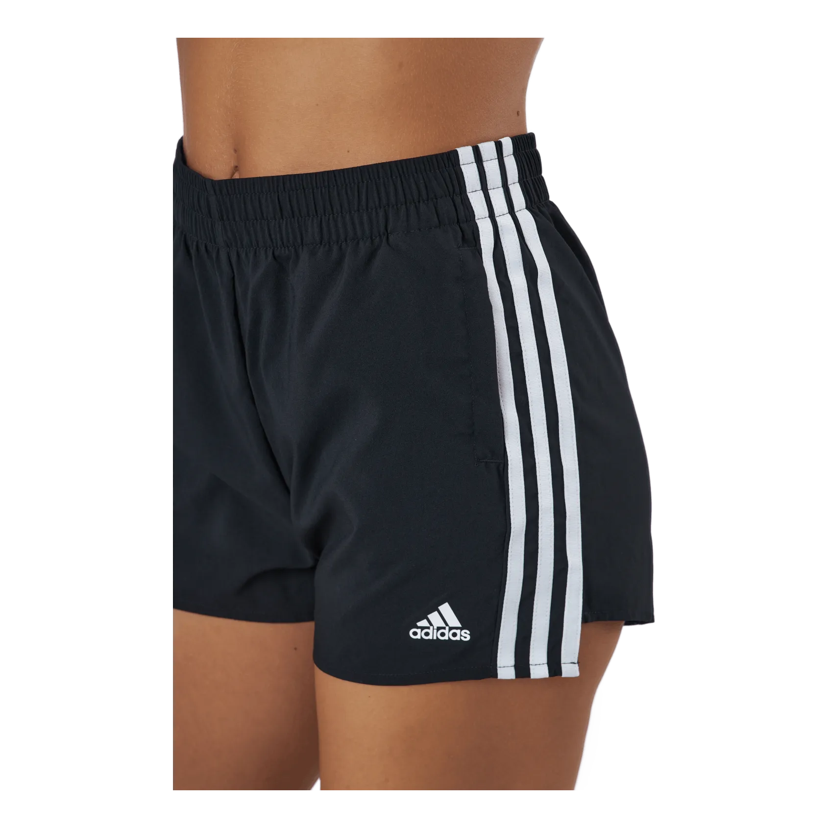 Adidas Woven 3-Stripes Sport Shorts Black / White