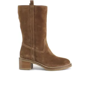 ALPE Madame 4170 1101 Cuero. Bota campera serraje mujer