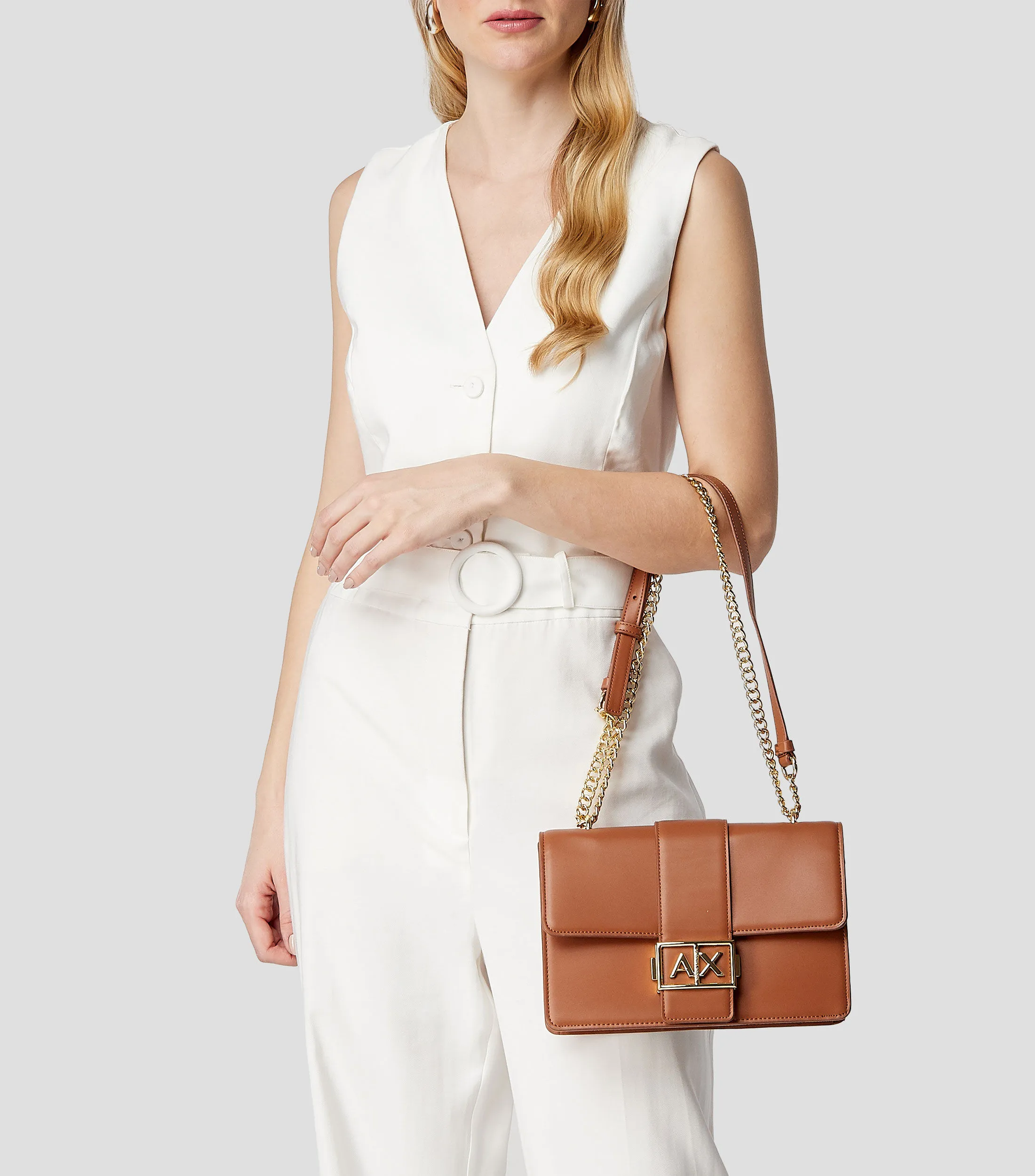 Armani Exchange Bolso Shoulder liso Mujer