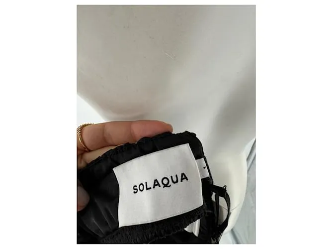 Autre Marque SOLAQUA Lencería T.  Seda Negro 