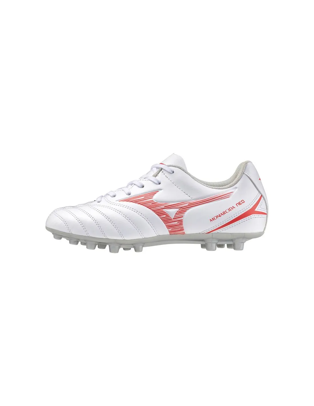 Bota de fútbol Mizuno Monarcida Neo III Select Jr Ag Infantil Blanco