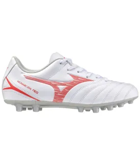 Bota de fútbol Mizuno Monarcida Neo III Select Jr Ag Infantil Blanco