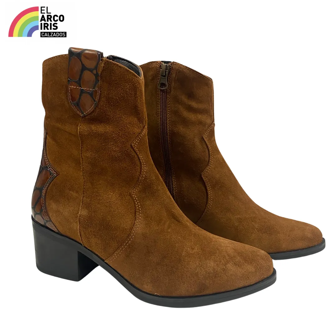 BOTA MUJER JORDANA 4014 CUERO