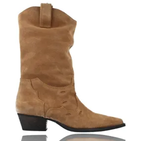 Botas Casual Camperas o Tejanas de Piel para Mujeres de Calzados Vesga 12418