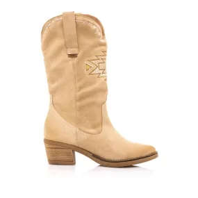 Botas Casual de Mujer MTNG MEXICAN Beige 52496