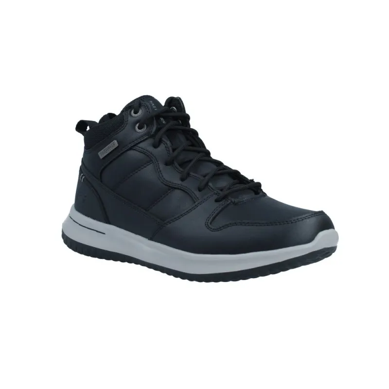 Botas Casual de Piel Wateproof con Cordones para Hombre de Skechers Delson 65801