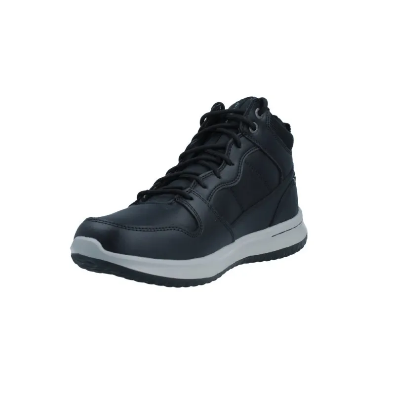 Botas Casual de Piel Wateproof con Cordones para Hombre de Skechers Delson 65801