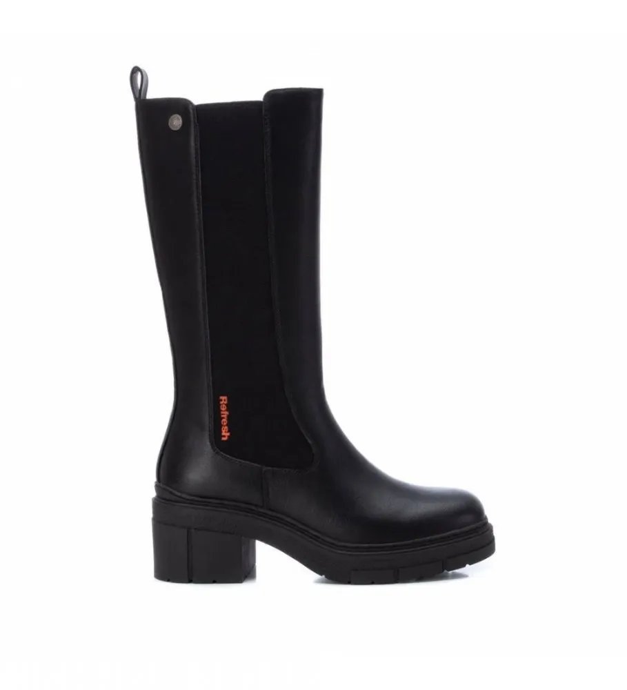 Botas casual negro -Altura tacón 6cm-