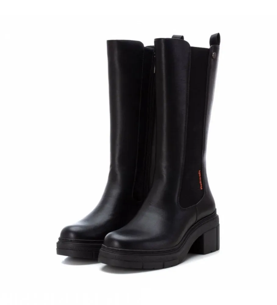 Botas casual negro -Altura tacón 6cm-