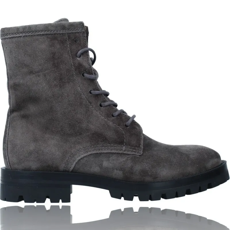 Botas de Piel Militares o Moteras para Mujer de Alpe 2047