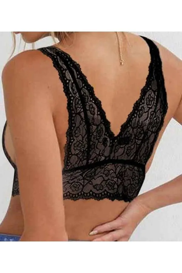 Bralette sujetador encaje sexy lencería