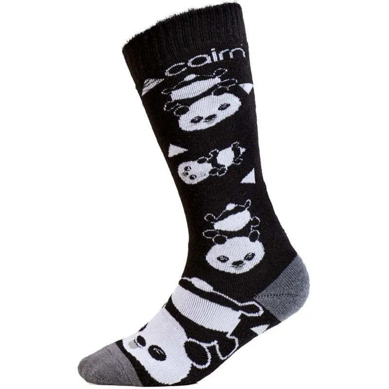 Calcetines esquí junior Cairn Spirit (Black panda)