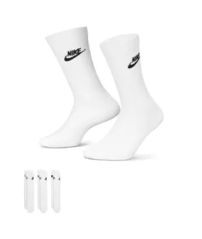 Calcetines Nike Sportswear Everyday Essential PK3 White