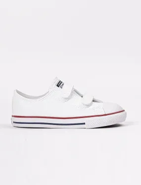 CALZADO CONVERSE BEBÉ INFANTIL BLANCO VELCRO N73 Cod:CK04180001