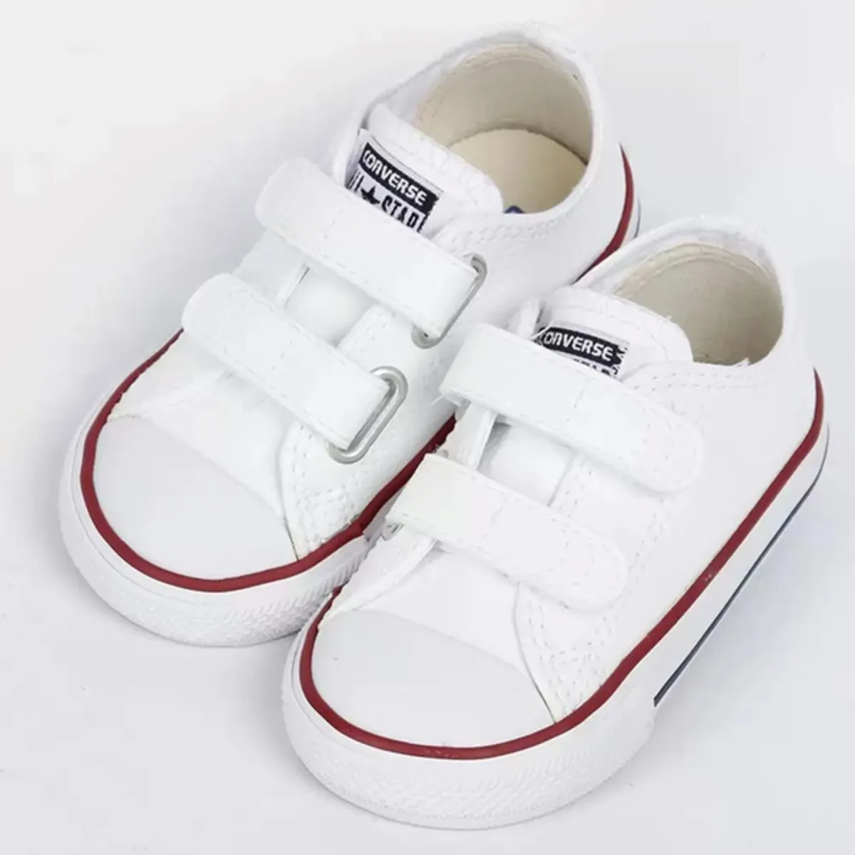 CALZADO CONVERSE BEBÉ INFANTIL BLANCO VELCRO N73 Cod:CK04180001