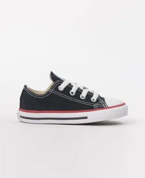 CALZADO CONVERSE INFANTIL  BEBÉ ALL STAR NEGRO OX CK00010007