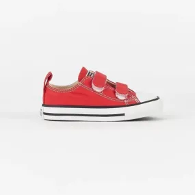 CALZADO CONVERSE INFANTIL BEBÉ ROJO OX VELCRO CK10410004