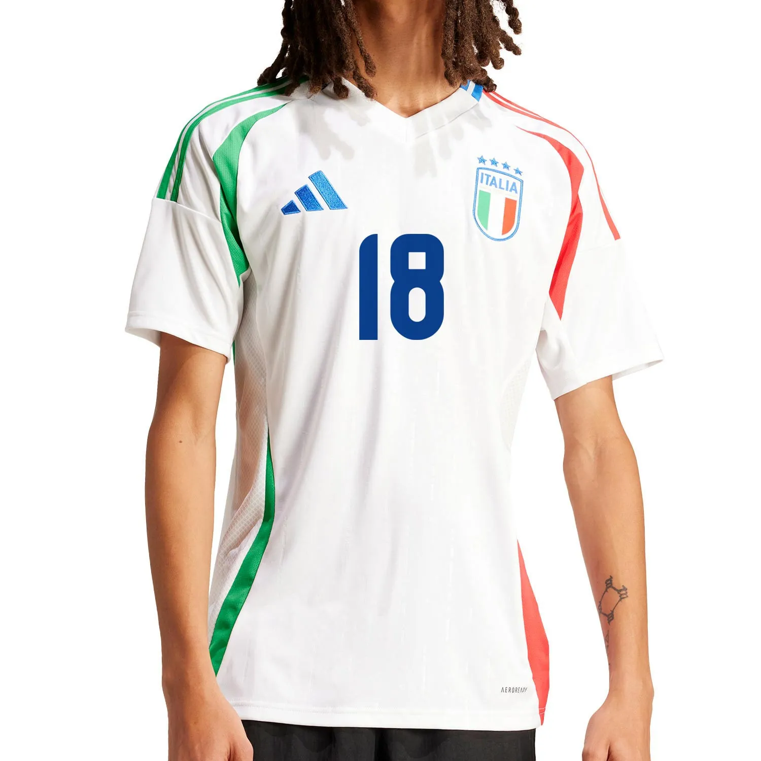 Camiseta adidas 2a Italia Barella 2024