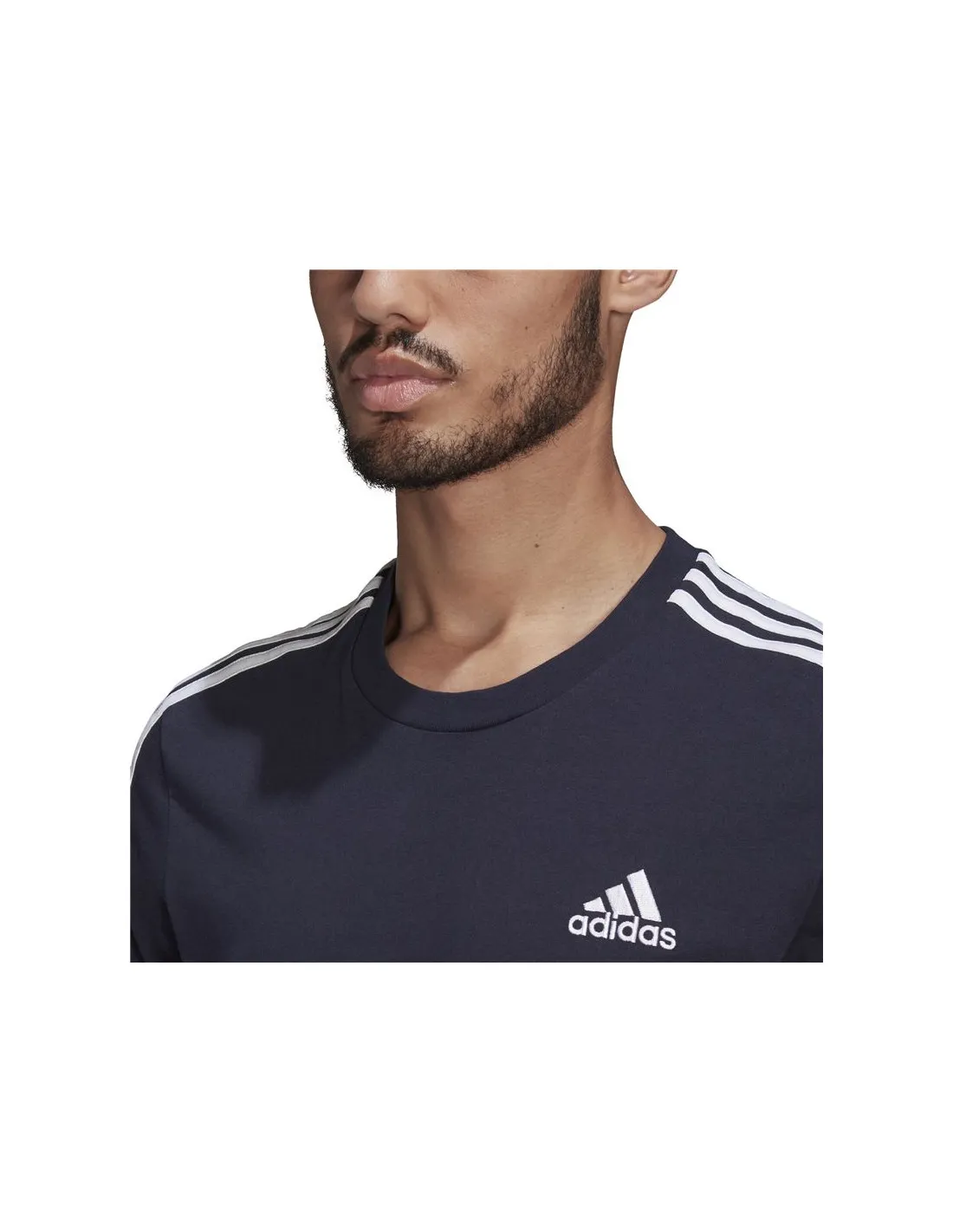 Camiseta adidas Essentials 3 bandas M Marino