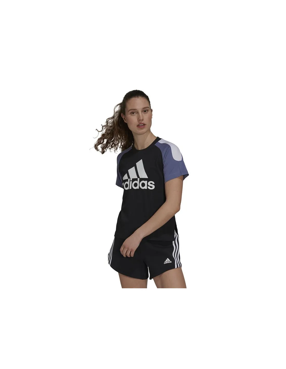 Camiseta adidas Sportswear Colorblock W Black