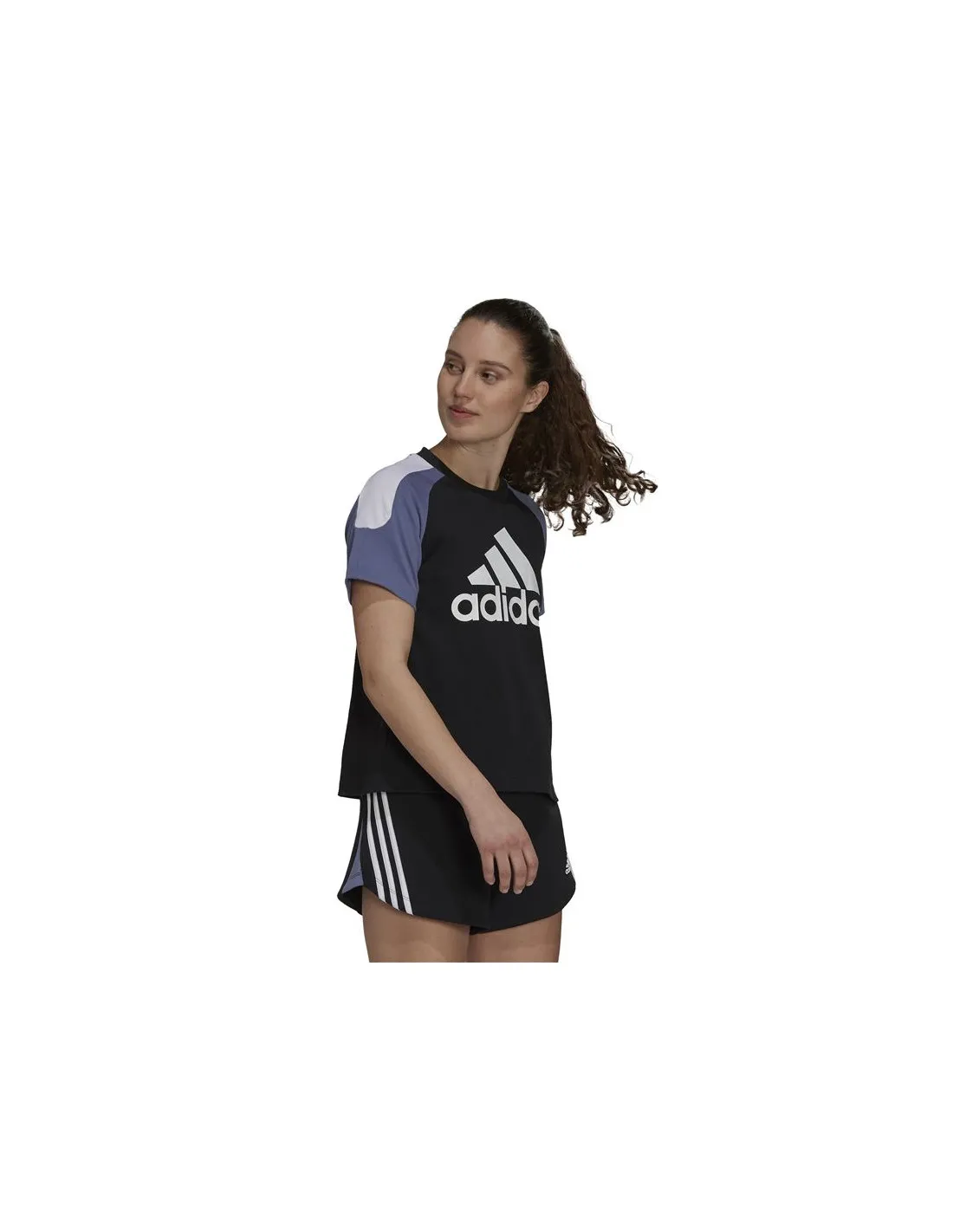 Camiseta adidas Sportswear Colorblock W Black