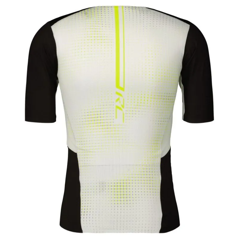 Camiseta ciclismo hombre Scott RC Run Ultra SS (negro/amarillo)