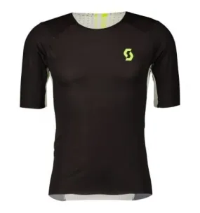 Camiseta ciclismo hombre Scott RC Run Ultra SS (negro/amarillo)