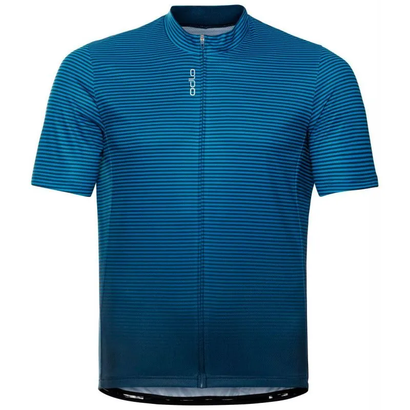 Camiseta de hombre Odlo Full Zip Essential (colorante índigo - azul marino)