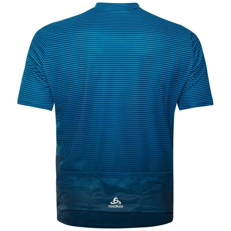 Camiseta de hombre Odlo Full Zip Essential (colorante índigo - azul marino)