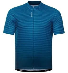 Camiseta de hombre Odlo Full Zip Essential (colorante índigo - azul marino)