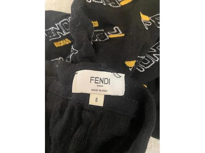 Camiseta de lencería FENDI.  SINTÉTICO Negro 