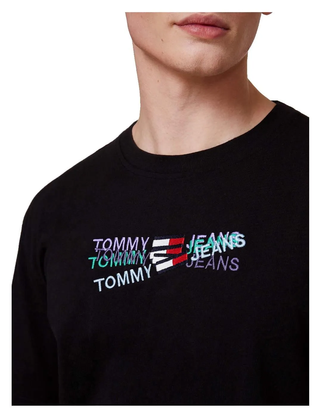 Camiseta multi linear logo Tommy Jeans