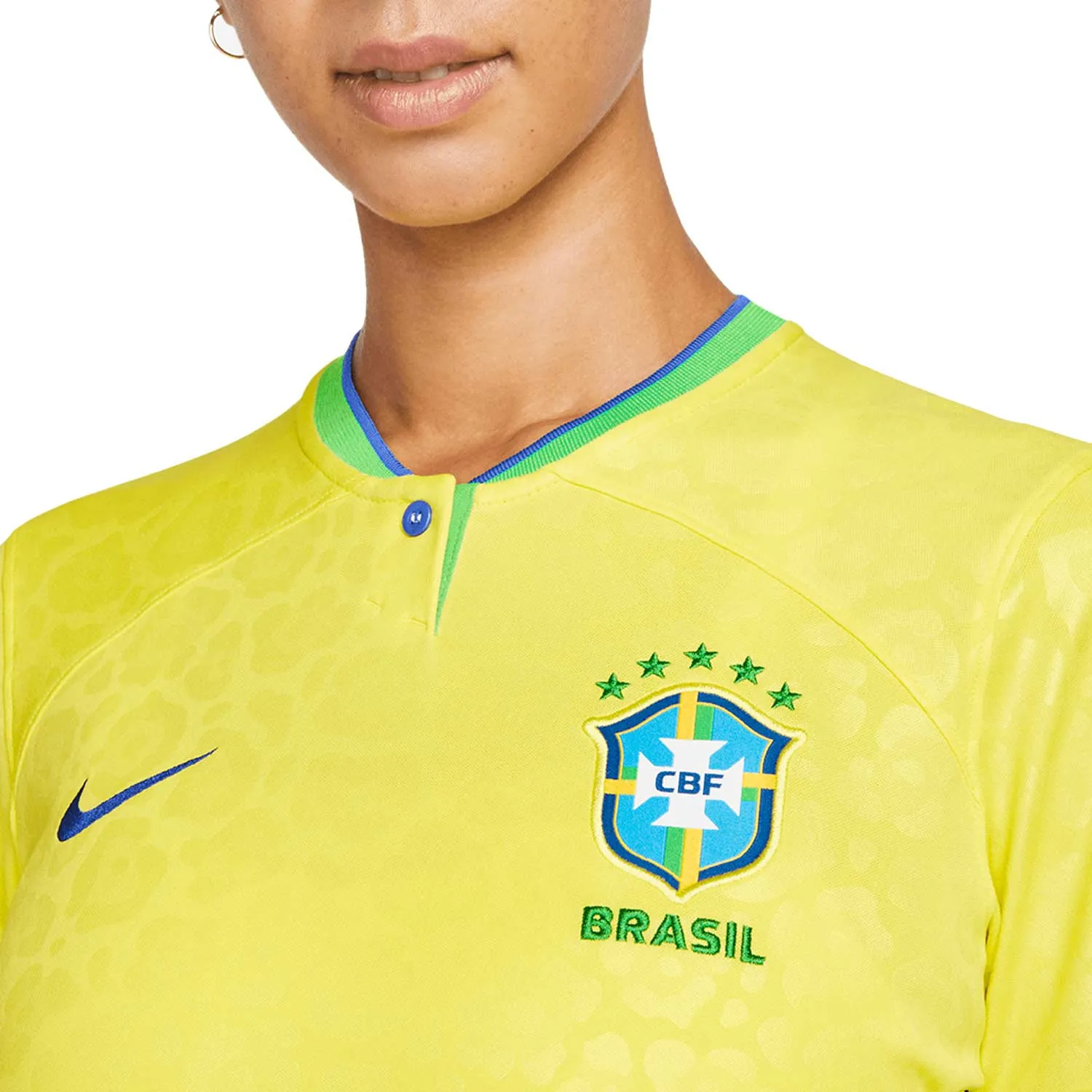 Camiseta Nike Brasil mujer 2022 2023 Dri-Fit Stadium