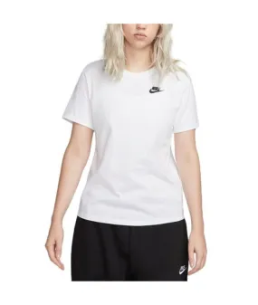 Camiseta Nike Sportswear Club Essentials Mujer Negro