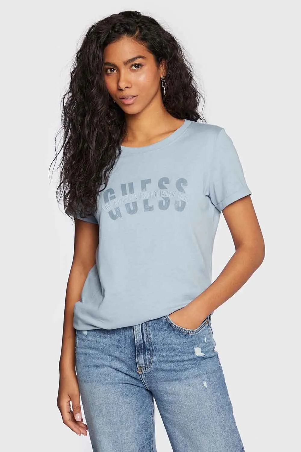 Camiseta para mujer de Guess Jeans – W3RI16K46D1