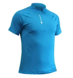 Camiseta Raidlight Activ Run Ss Shirt Mid Zip (azul) hombre