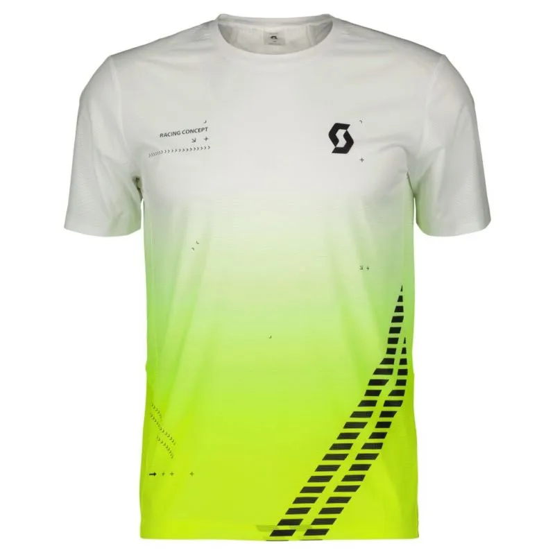 Camiseta running hombre Scott RC Run SS (amarillo/negro)