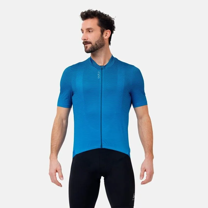 Camiseta Zeroweigh de cuello completo para hombre Odlo (azul ala cerceta - índigo bunting)