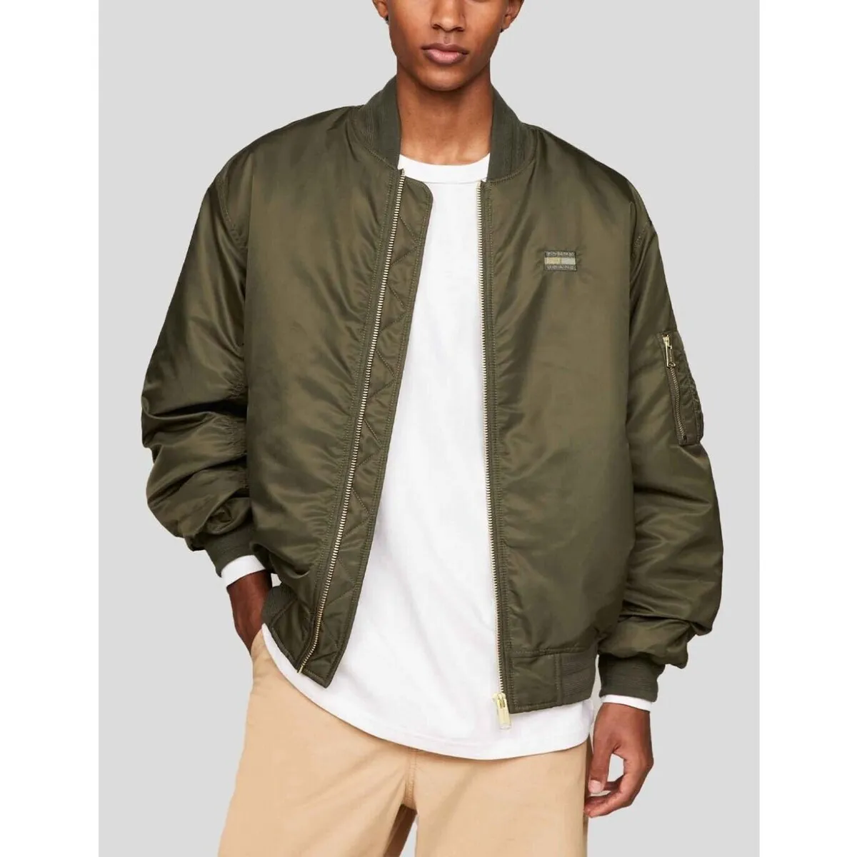 CHAQUETA  AUTHENTIC ARMY BOMBER JACKET MR1 GREEN