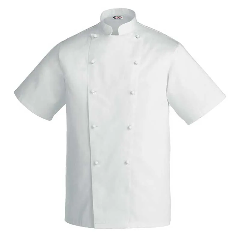 Chaqueta cocina Security de algodón manga corta - Egochef