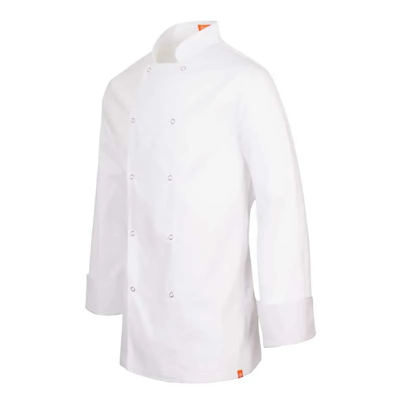 Chaqueta cocinero Sarga manga larga blanca Alzira - Roger