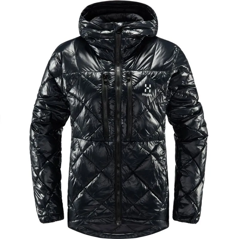 Chaqueta con capucha HAGLÖFS Roc Mimic (True Black) Mujer