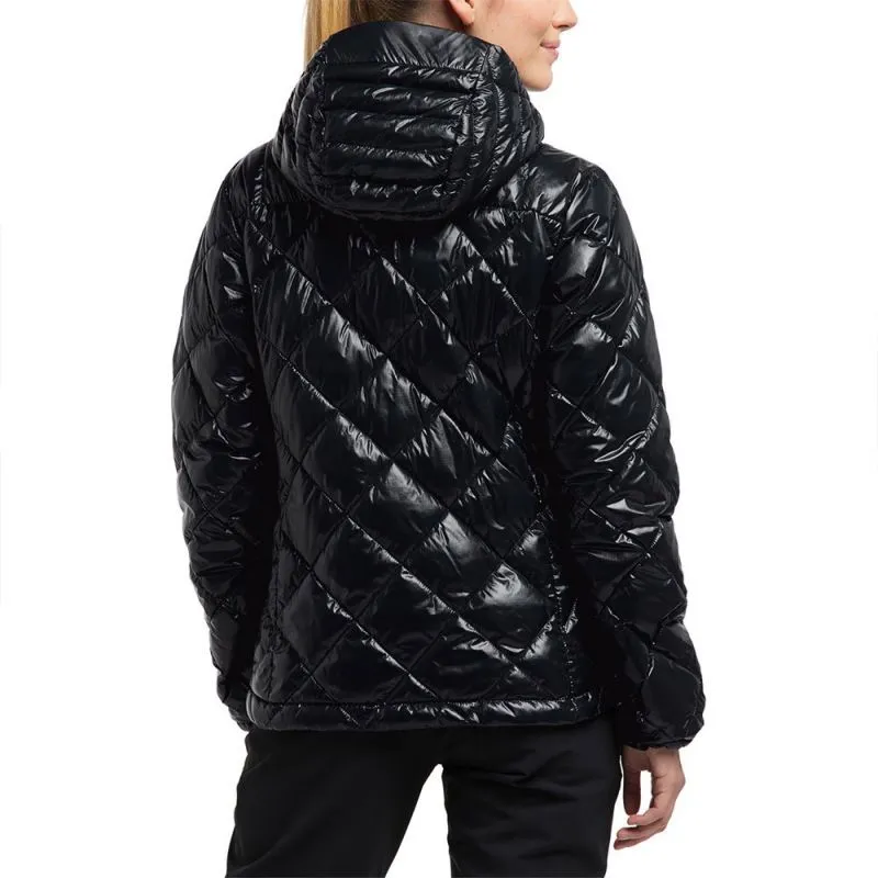 Chaqueta con capucha HAGLÖFS Roc Mimic (True Black) Mujer