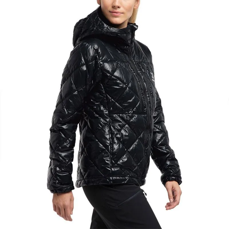 Chaqueta con capucha HAGLÖFS Roc Mimic (True Black) Mujer