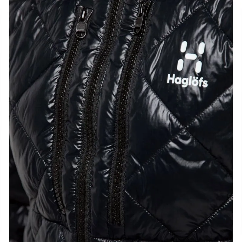 Chaqueta con capucha HAGLÖFS Roc Mimic (True Black) Mujer